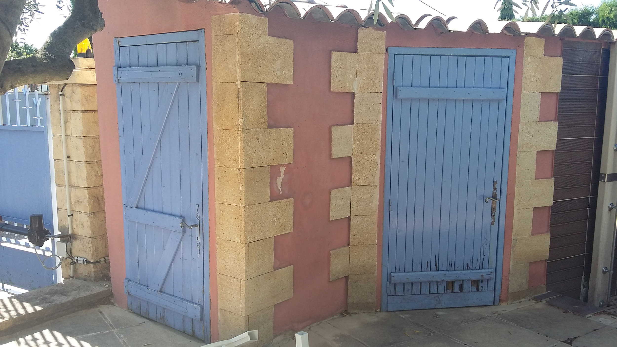 Remplacement de volets 1 – Avant